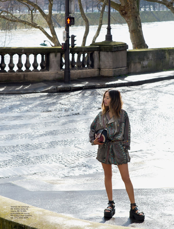 Éditorial de mode pour INSTYLE BRAZIL avec AIMEE SONG