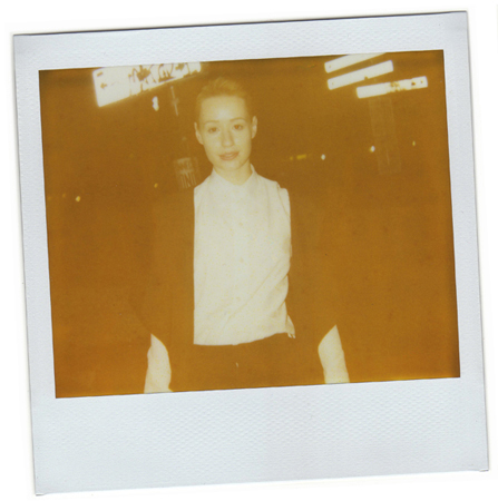 Polaroid picture of Australian rapper Iggy Azalea by fashion photographer Antonio Barros