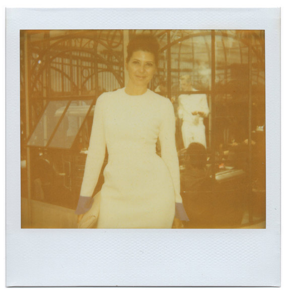 Polaroid picture of American actress Marisa Tomei by fashion photographer Antonio Barros