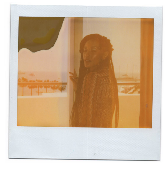 Polaroid picture of Brazilian actress Taís Araújo by fashion photographer Antonio Barros